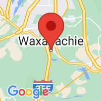 Map of Waxahachie, TX